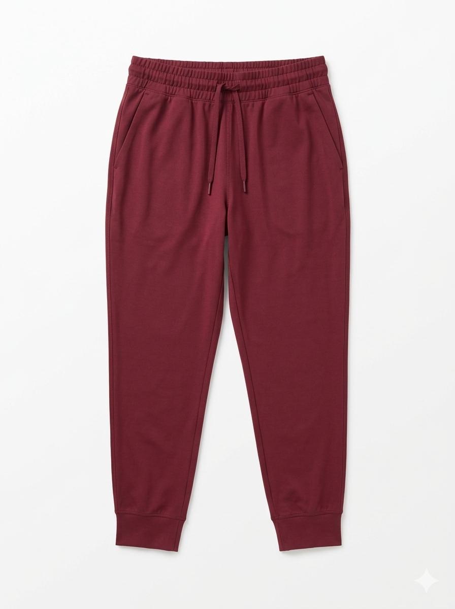 Burgundy Joggers – Comfort Fit Sweatpants